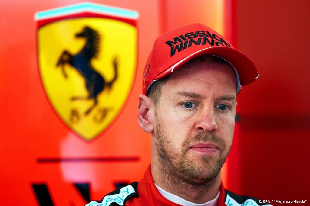 Vettel: nooit gesprekken over toekomst bij Ferrari gevoerd