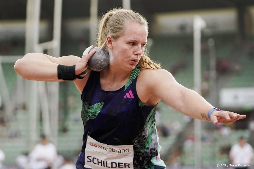 Schilder met kogelstoot van 19,03 meter naar Olympische Spelen