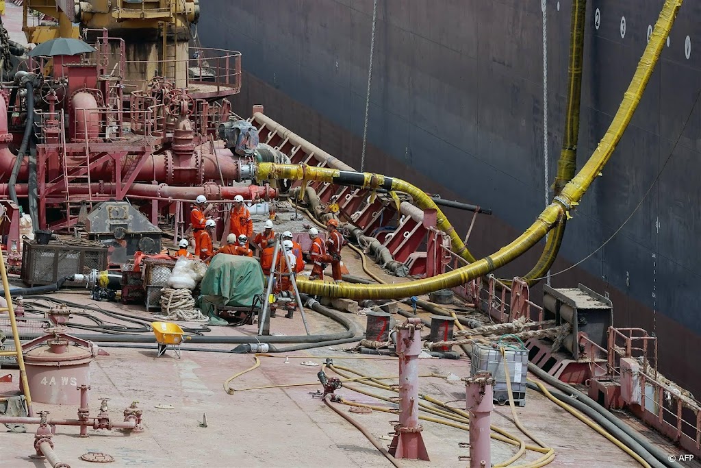 Meeste olie weggepompt uit tanker voor kust Jemen