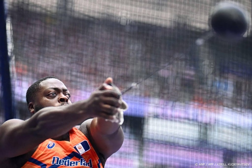 Kogelslingeraar Comenentia mist olympische finale op een meter