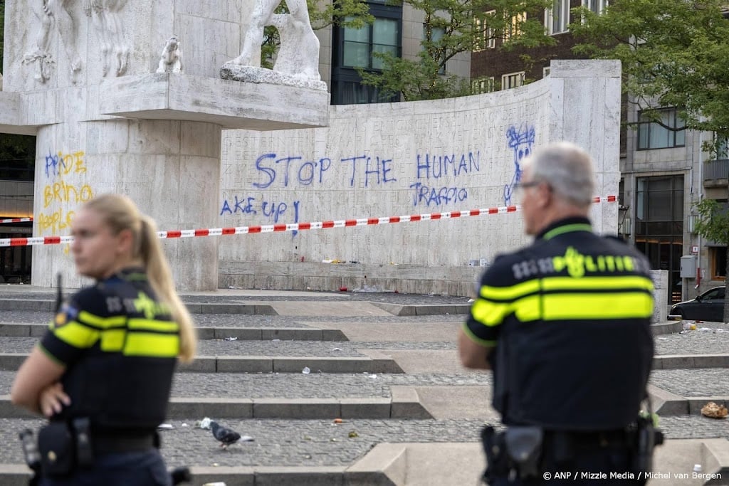 Twee aanhoudingen voor bekladding Nationaal Monument op de Dam