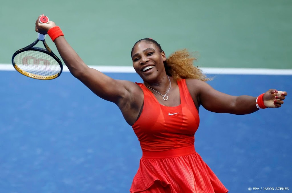 Serena Williams naar de tweede ronde US Open