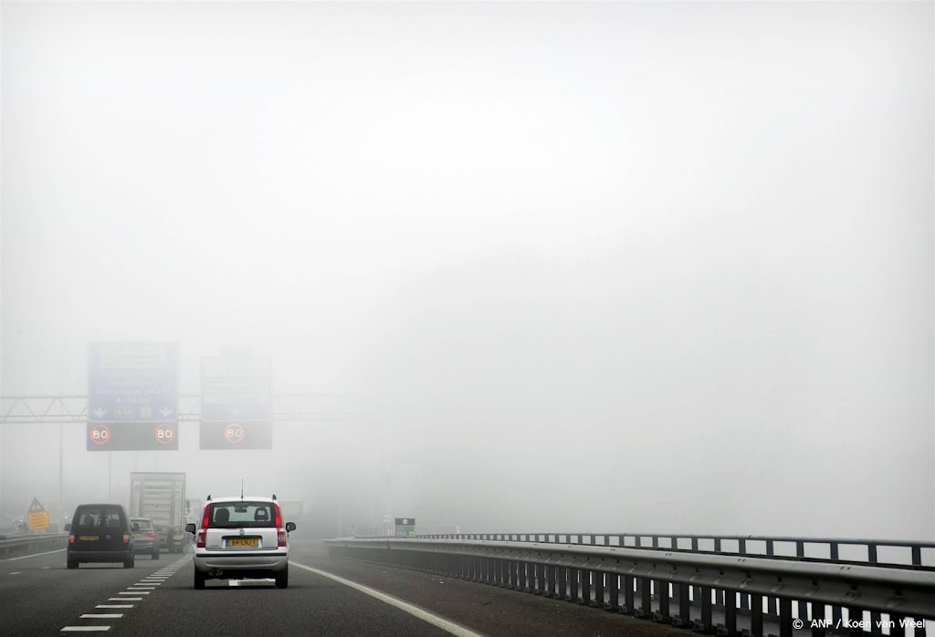 Waarschuwing voor dichte mist in het zuidwesten en Brabant