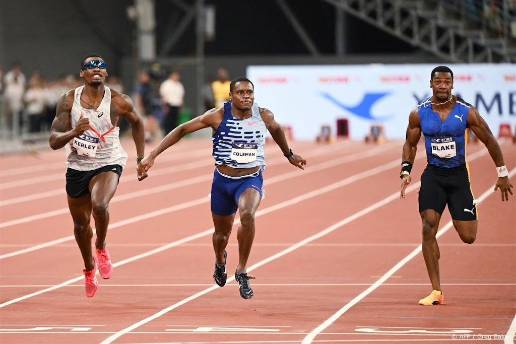 Coleman evenaart in China beste jaartijd 100 meter: 9,83
