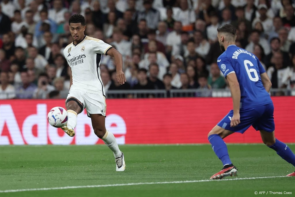 Bellingham helpt Real diep in blessuretijd langs Getafe