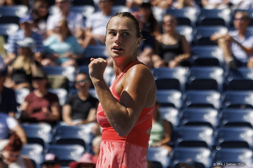 Tennisster Sabalenka eenvoudig naar vierde ronde op US Open