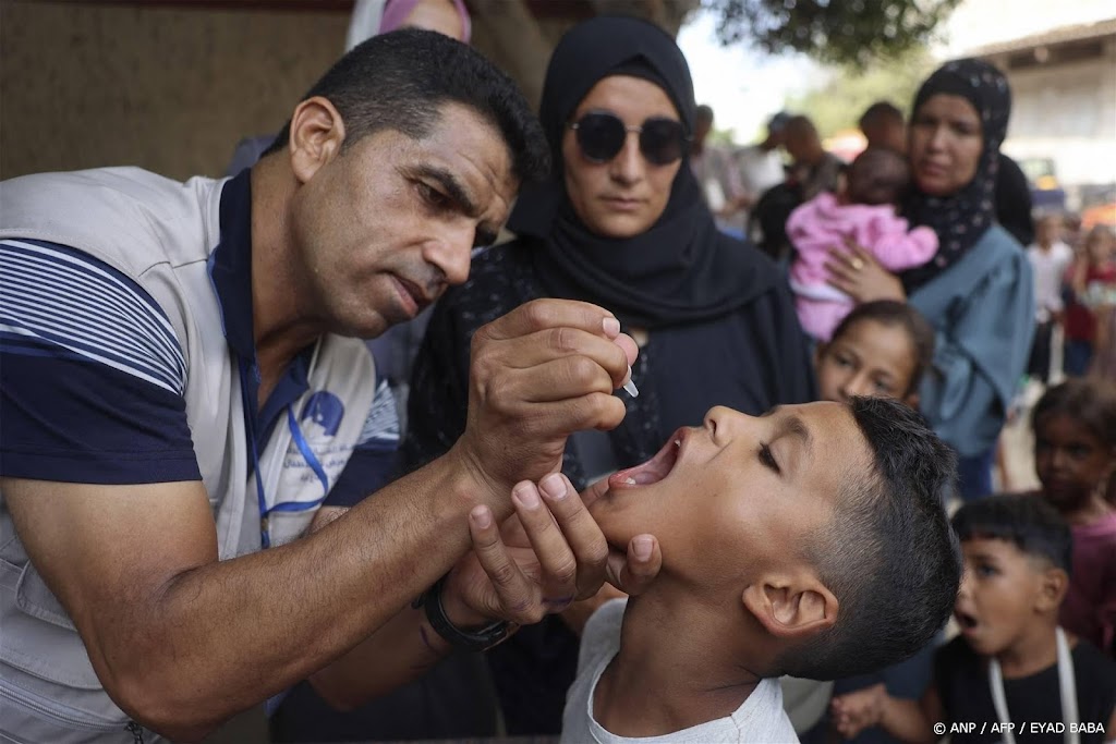 86.000 kinderen tegen polio ingeënt in Gaza op eerste dag campagne