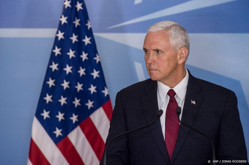 Amerikaanse vicepresident Pence heeft geen corona