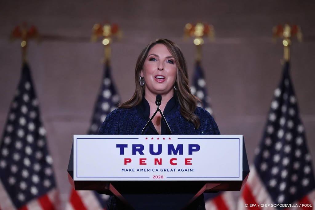 Republikeinse toppoliticus Ronna McDaniel ook positief