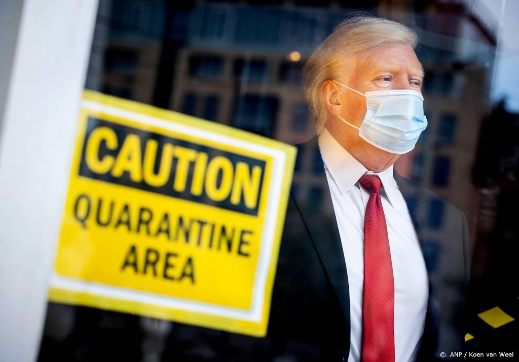 Wassen beeld Donald Trump ook 'in quarantaine'