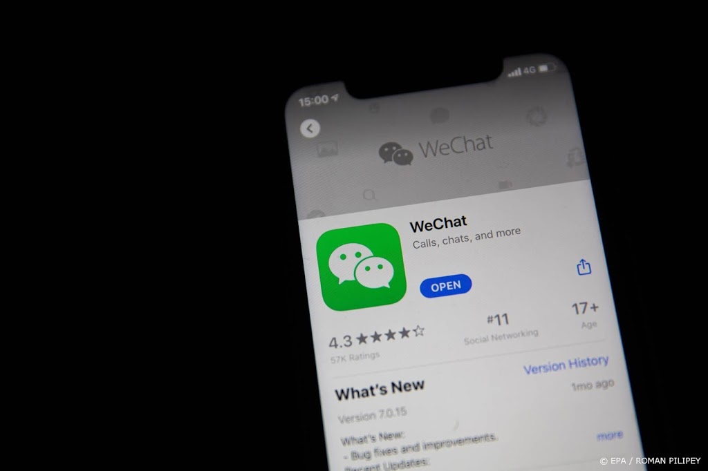 Regering Trump in beroep tegen blokkade verbod op WeChat