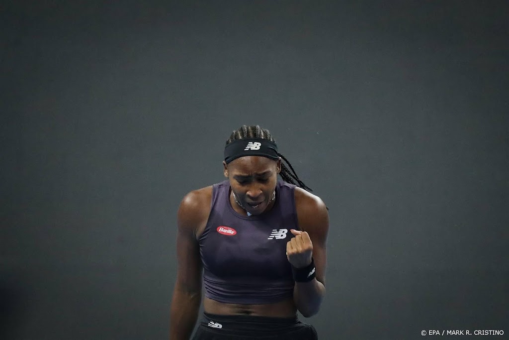 Tennisster Gauff wint eerste duel als grandslamkampioene