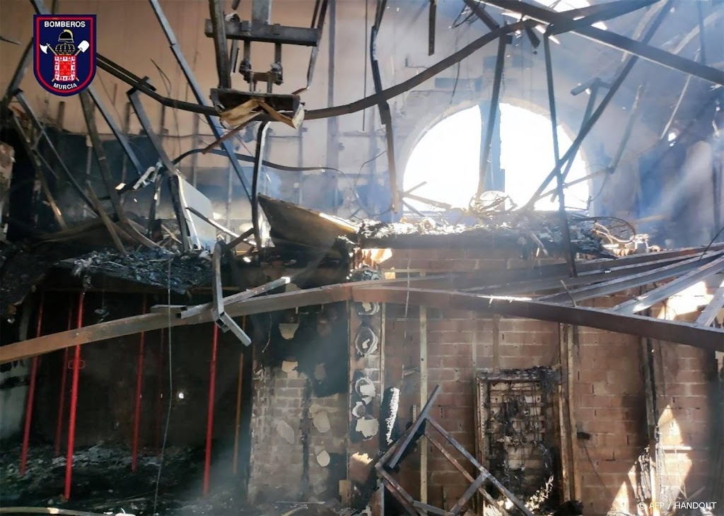 Uitgebrande uitgaansgelegenheden in Murcia misten vergunning