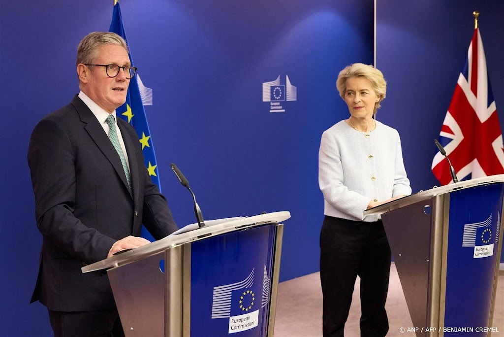 Brexit-afspraken blijven overeind zeggen Von der Leyen en Starmer