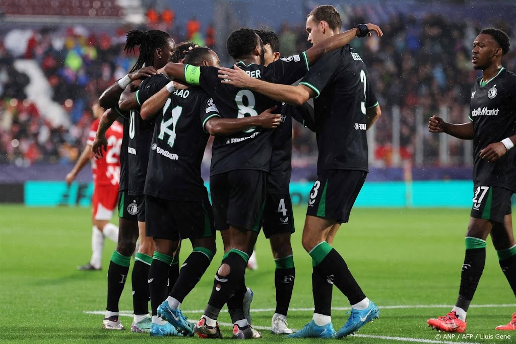 Feyenoord boekt eerste uitzege in Champions League sinds 2002