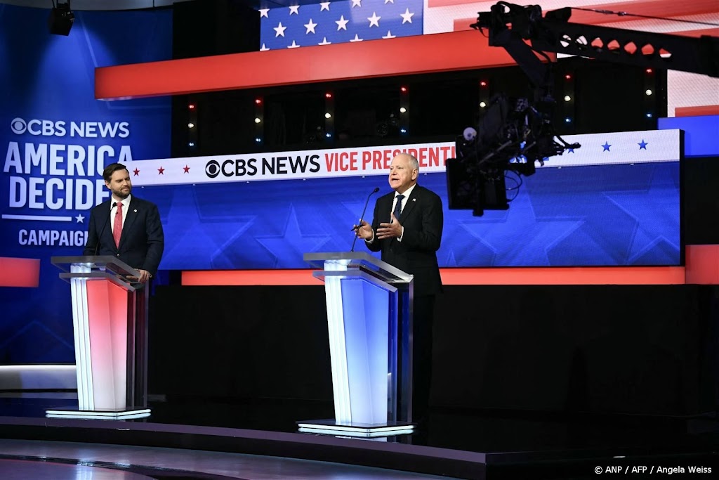 Bijna 40 miljoen Amerikanen zagen debat tussen Walz en Vance