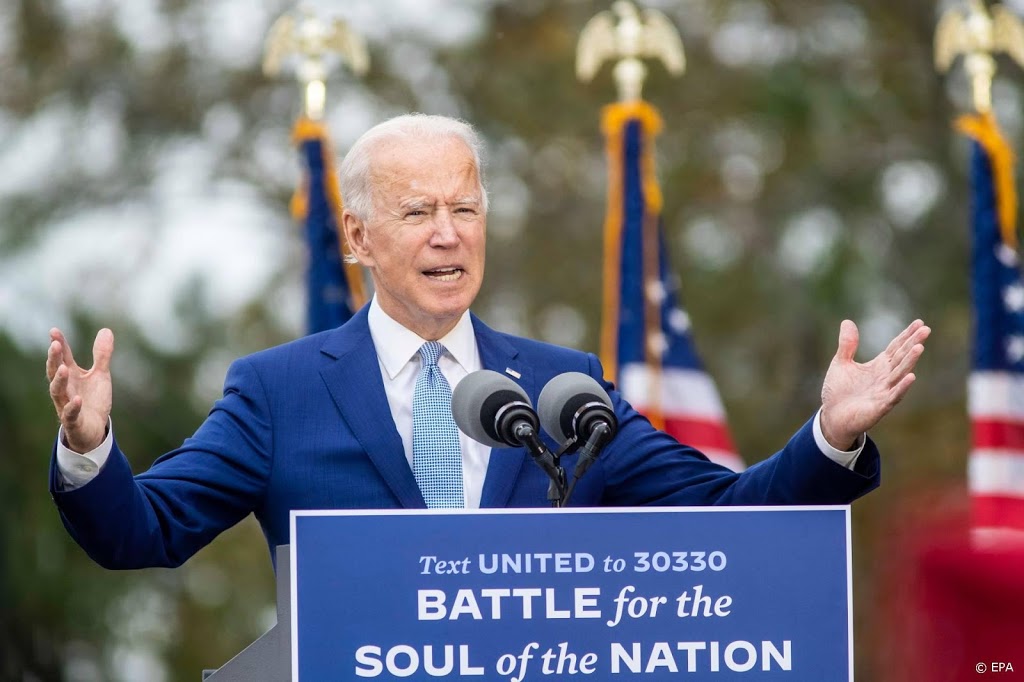 Biden: VS zijn klaar met chaos van regering-Trump