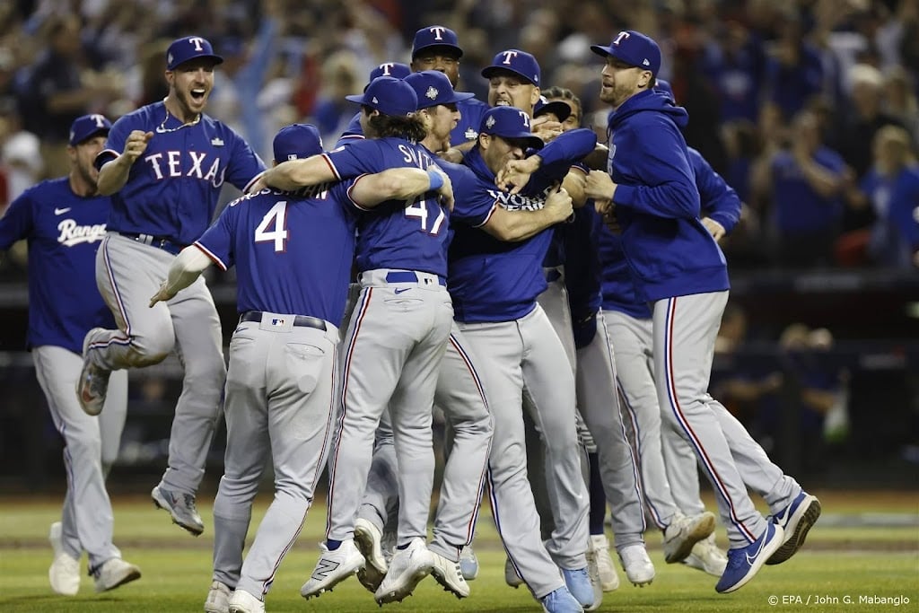 Honkballers Texas Rangers winnen World Series