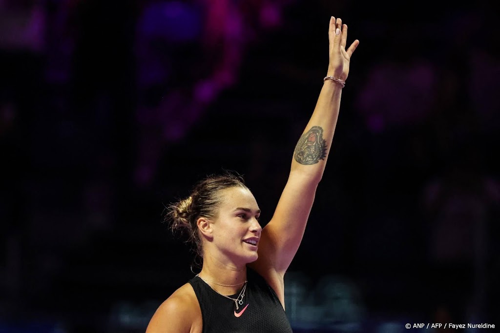 Sabalenka begint WTA Finals met overtuigende zege