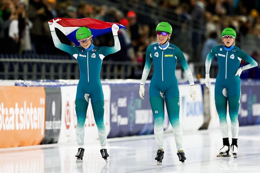 Schaatsster Groenewoud opnieuw de beste op de massastart