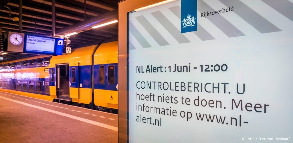 Miljoenen mensen krijgen testbericht NL-Alert