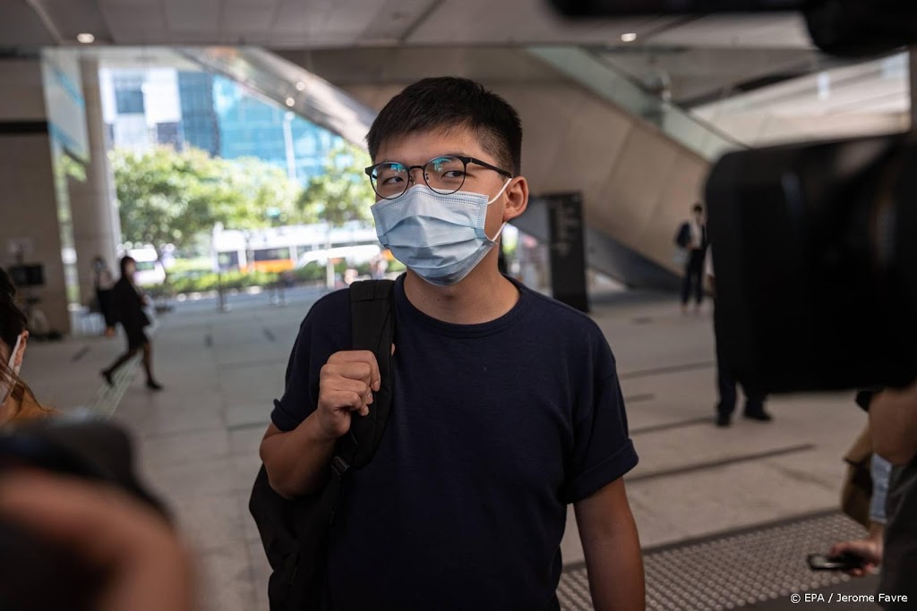 Activist Wong veroordeeld tot celstraf voor protest Hongkong