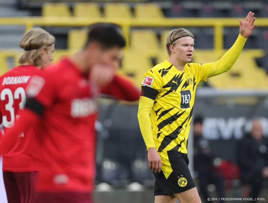 Topschutter Haaland ontbreekt bij Dortmund tegen Lazio