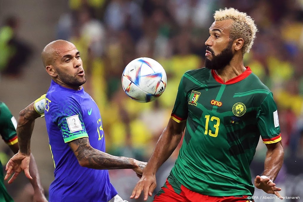 Stunt tegen Brazilië helpt Kameroen op WK niet verder