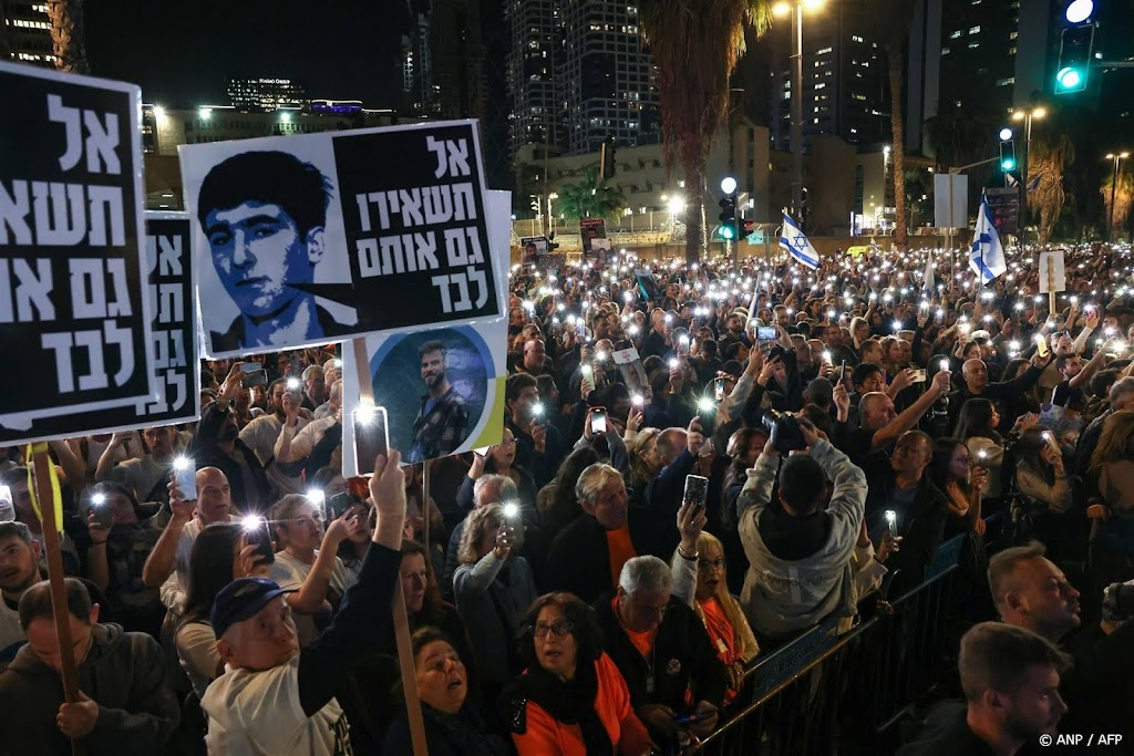 Duizenden Israëliërs eisen vrijlating gijzelaars