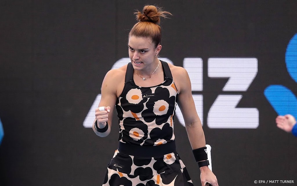 Tennisster Sakkari opent WTA-seizoen met moeizame zege
