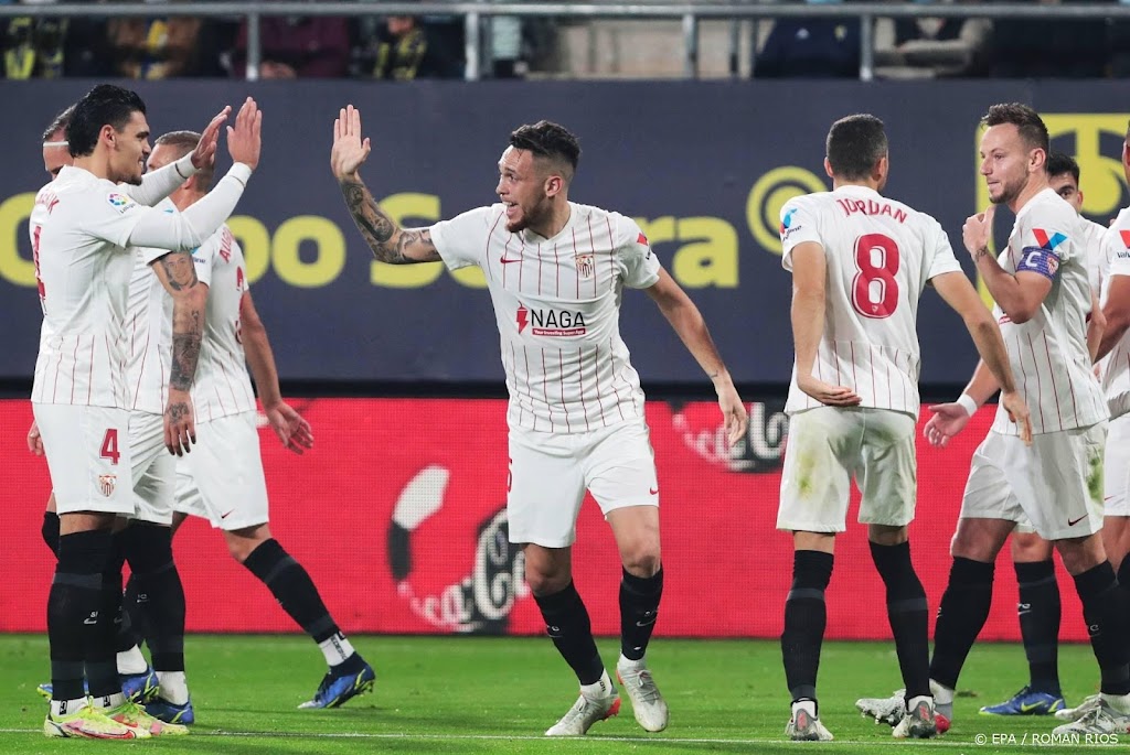 Sevilla verkleint gat met koploper Real door nipte zege in Cádiz 