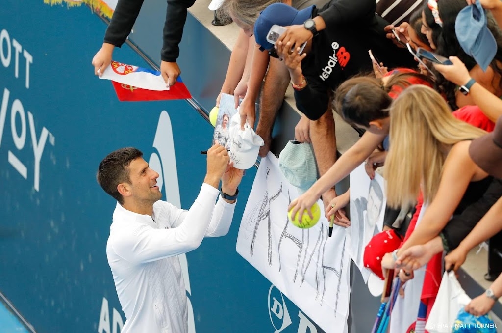 Djokovic wint eerste enkelspelpartij sinds terugkeer in Australië