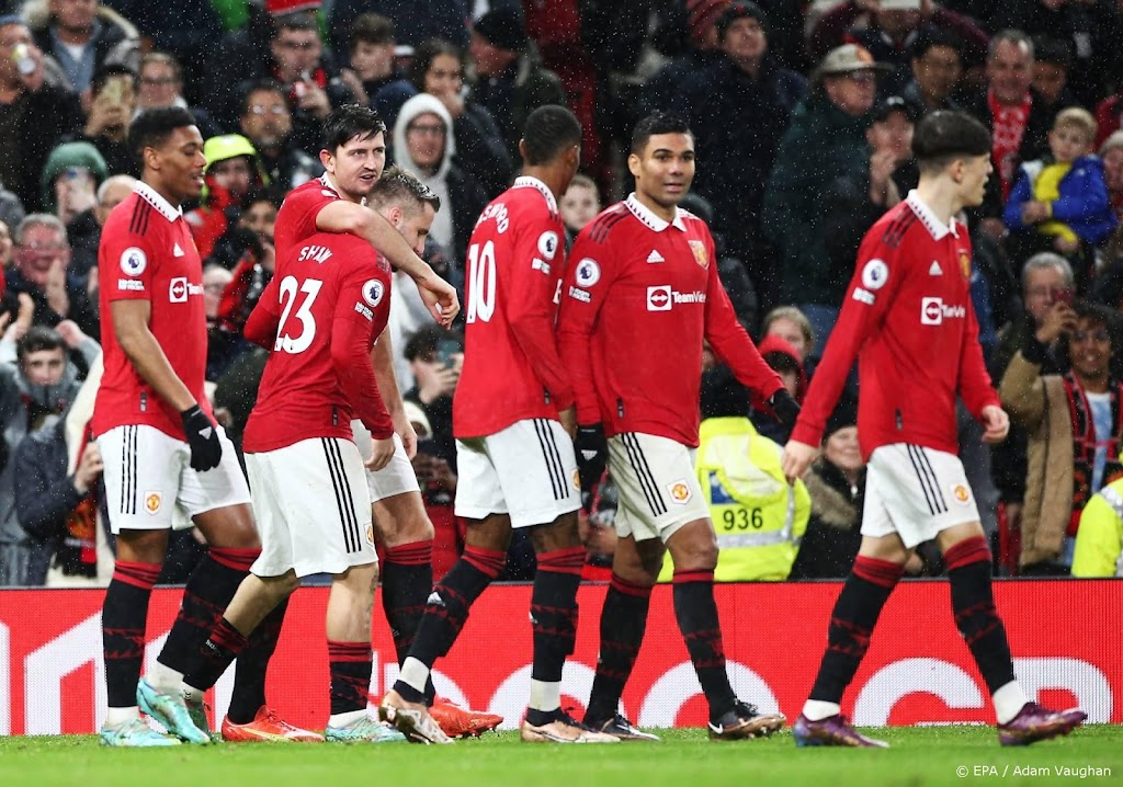 Trainer Ten Hag wint met Manchester United ook van Bournemouth