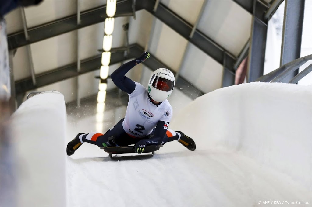 Skeletonster Bos opent jaar met vierde plek in Winterberg