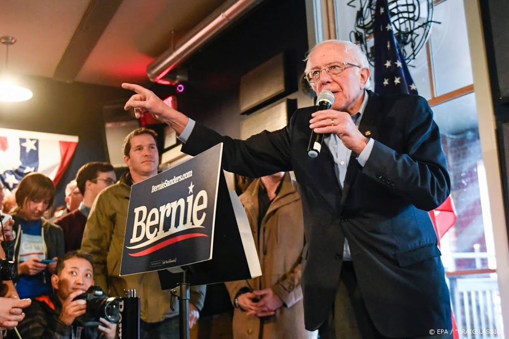 Sanders leidt ruim in peiling Democraten in Iowa