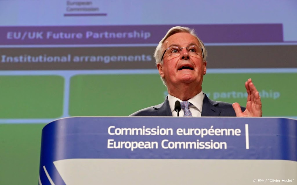 Barnier: sleutel vrijhandelsakkoord bij Johnson