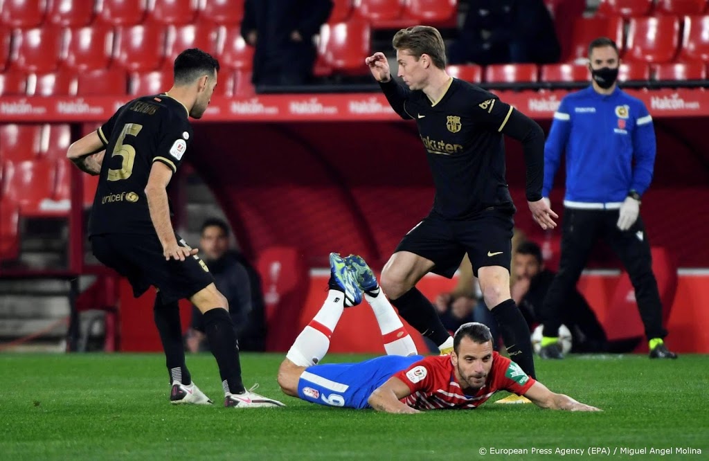FC Barcelona ontsnapt aan uitschakeling in Spaanse beker