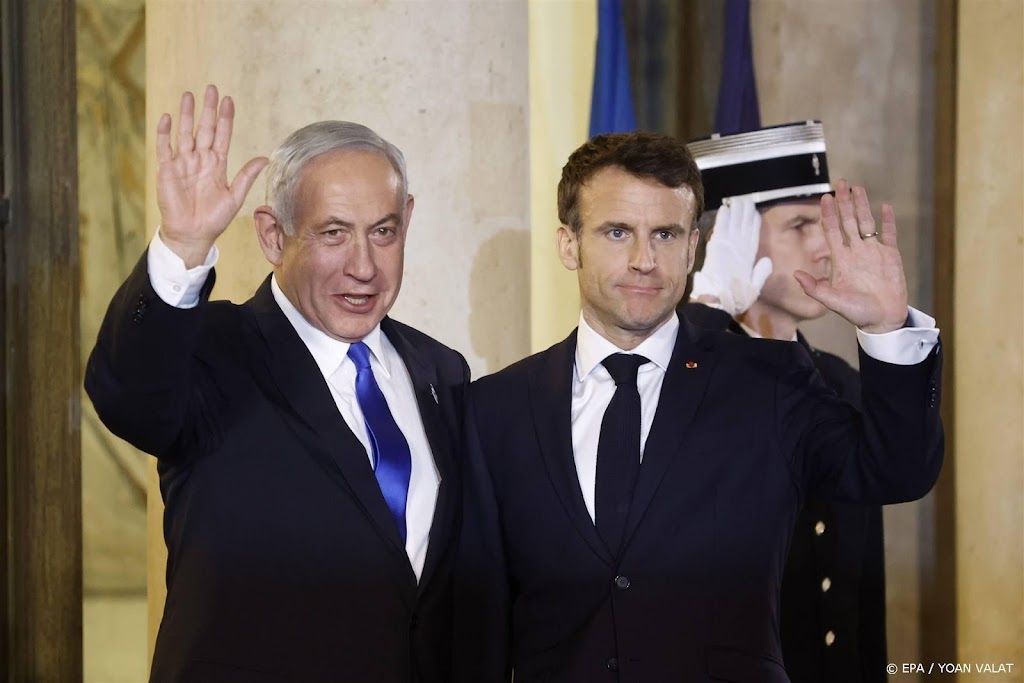 Macron en Netanyahu willen samenwerken tegen Iran  