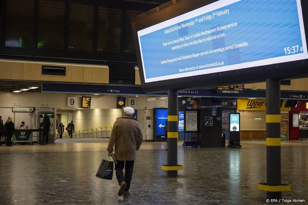Treinmachinisten Verenigd Koninkrijk staken, veel uitval verwacht