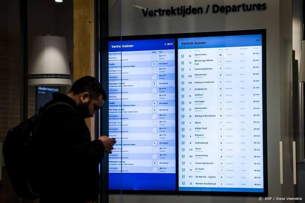 NS verwacht geen extra drukte in trein door staking streekvervoer