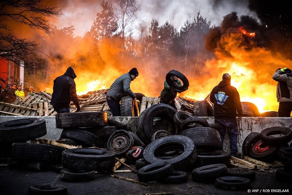Grensovergang met België nog steeds dicht door boerenprotest