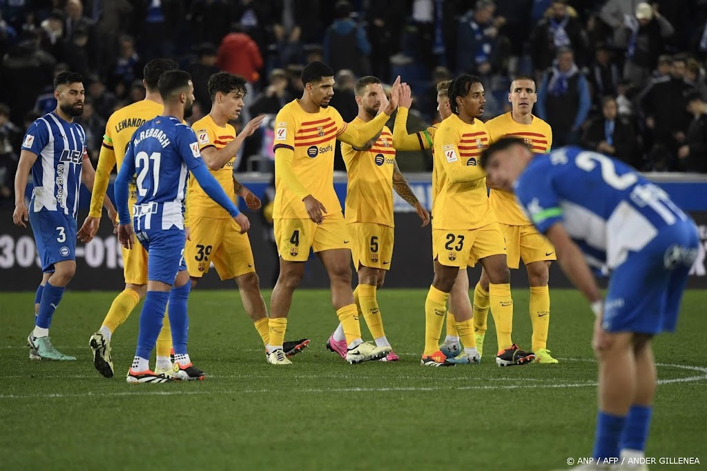 FC Barcelona wint ook van Alavés en brengt rust wat terug