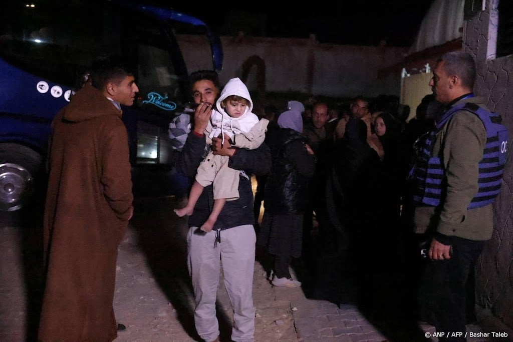 Veel minder Palestijnen dan gepland verlaten Gaza