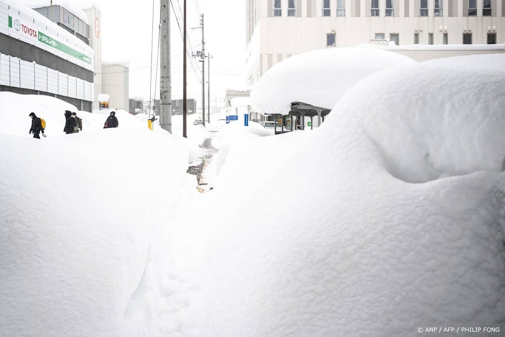Dodental door zware sneeuwval in Japan loopt op tot dertig