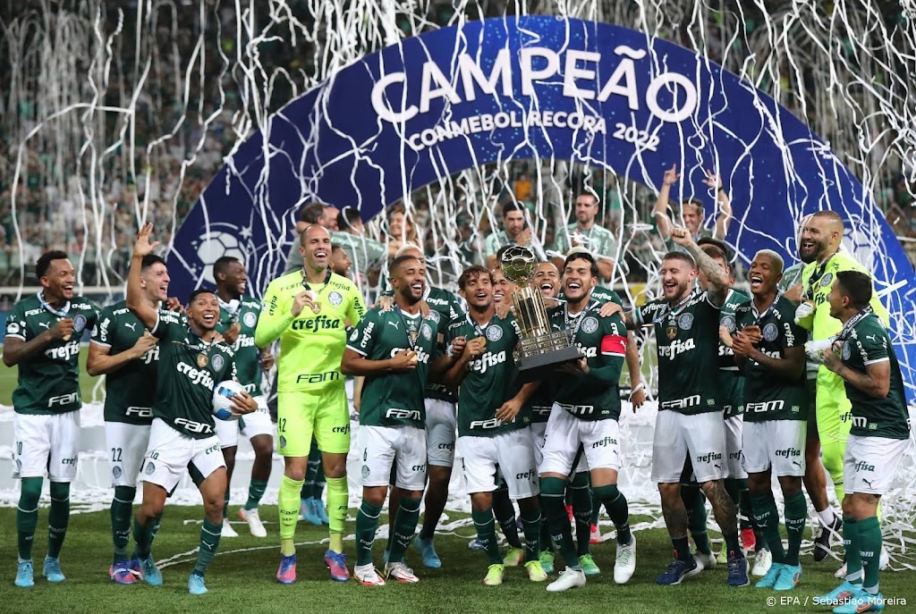 Braziliaanse voetbalclub Palmeiras wint Supercup Zuid-Amerika