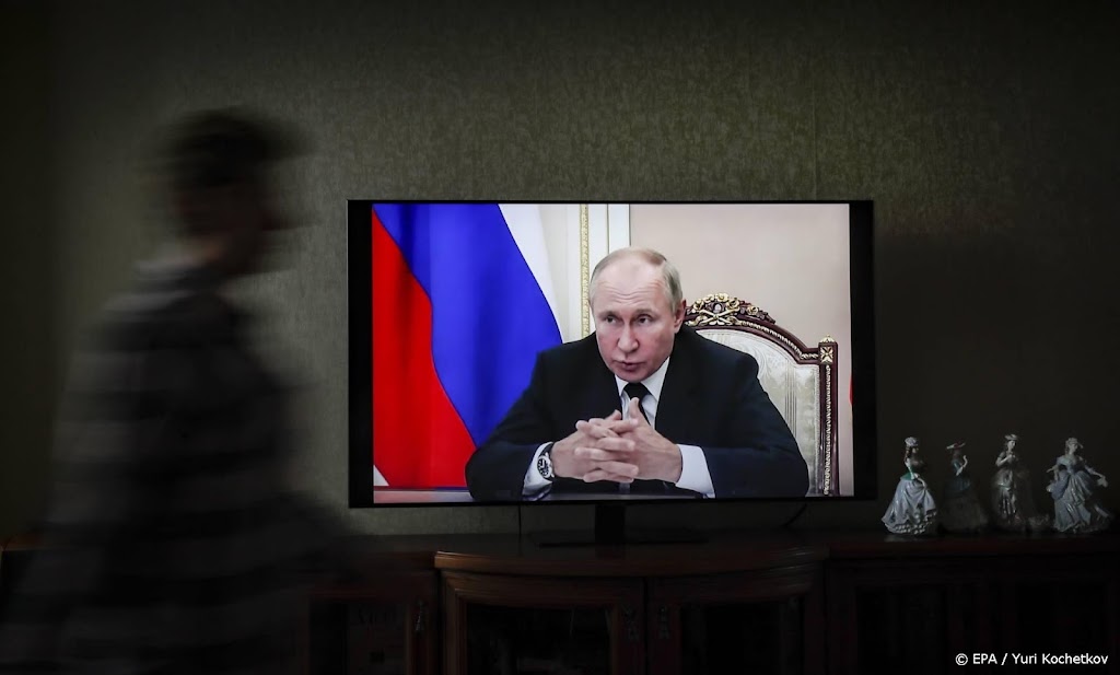 Poetin in tv-toespraak: operatie Oekraïne verloopt volgens plan