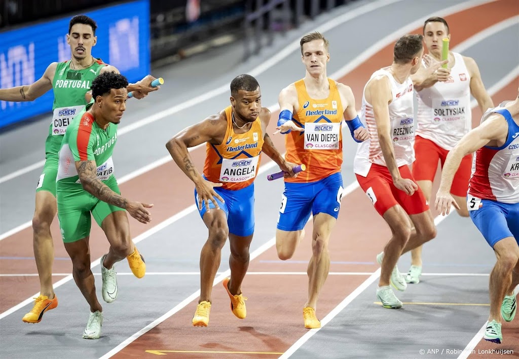 Estafettemannen overtuigend naar finale 4x400 meter op WK indoor