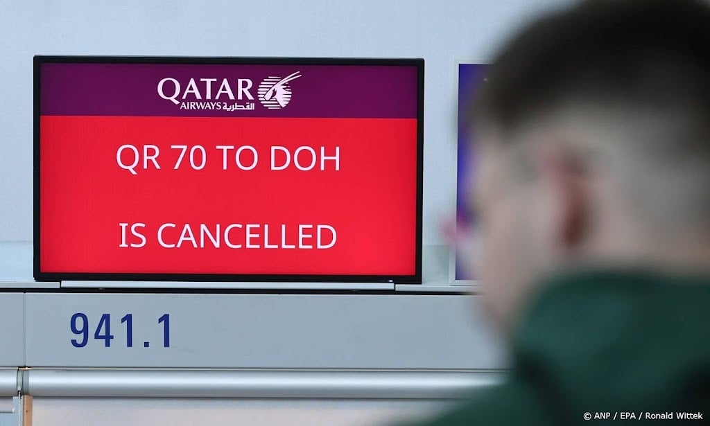 Al ruim 12.000 vluchten geannuleerd door onrust in Midden-Oosten