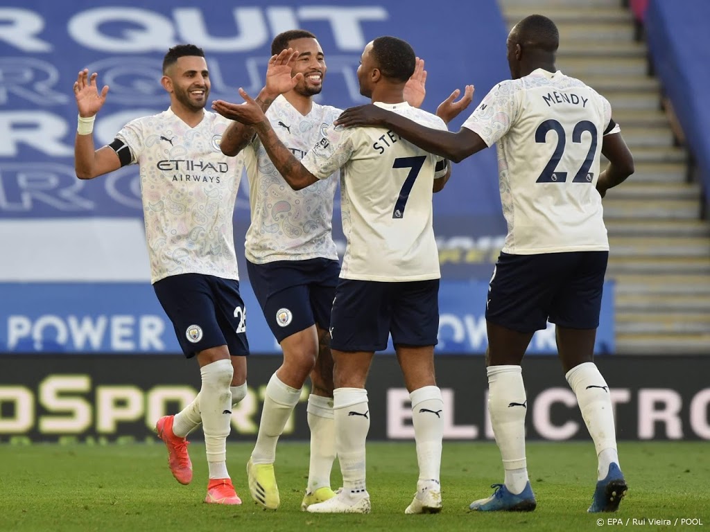 Koploper Manchester City wint ook bij Leicester