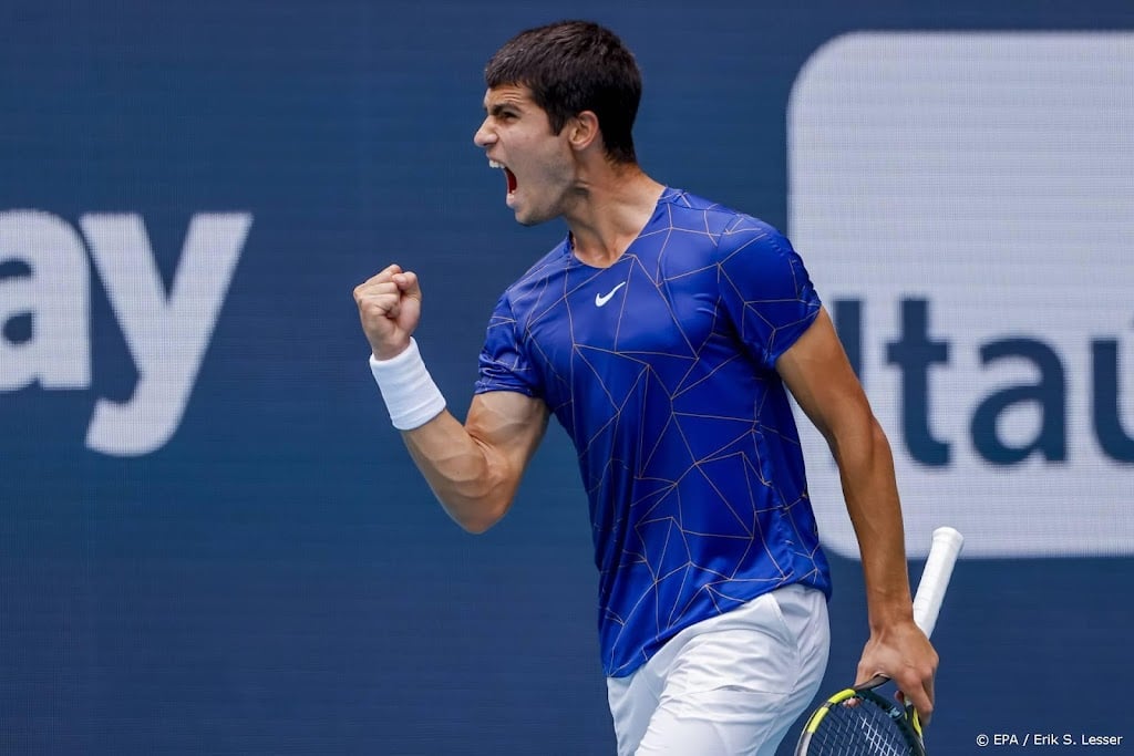 Spaanse tennisser Alcaraz (18) wint masterstoernooi Miami
